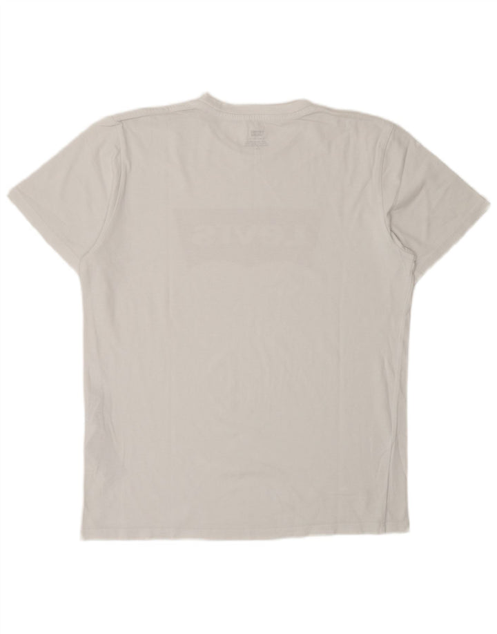 Levi's Herre grafisk T-shirt top mellem hvid bomuld