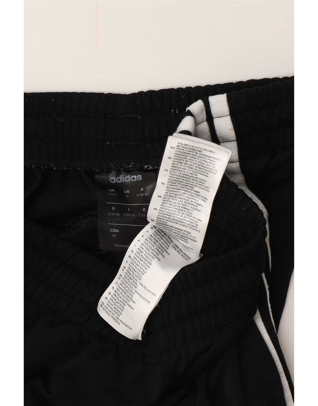 Adidas Træningsdragtsbukser til kvinder UK 8/10 Small Black Polyester