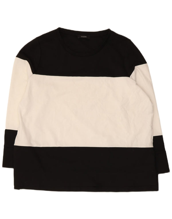 Marks & Spencer Dame Autograph Top Langærmet UK 22 3XL Sort