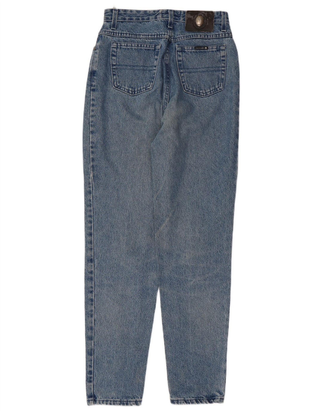 TRUSSARDI koniske jeans til kvinder IT 44 Medium W30 L31 Blå Bomuld