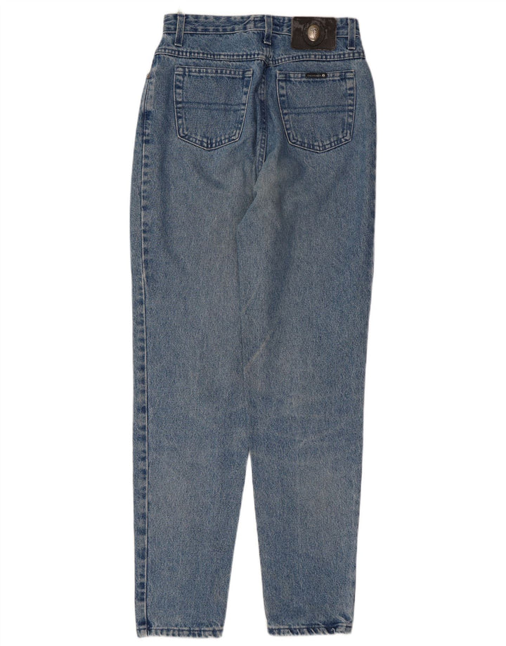TRUSSARDI koniske jeans til kvinder IT 44 Medium W30 L31 Blå Bomuld