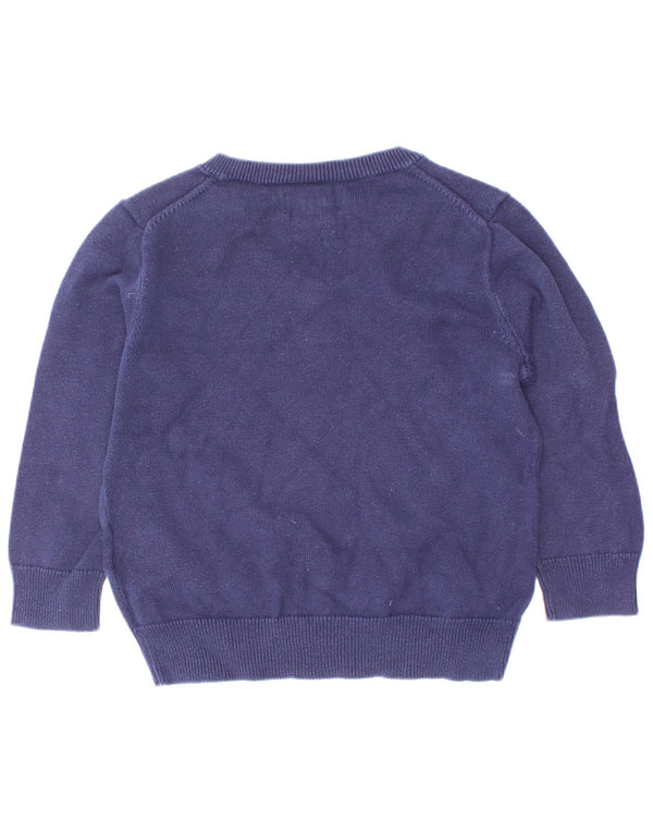 Polo Ralph Lauren Baby drenge sweater med V-hals 18-24 måneder marineblå