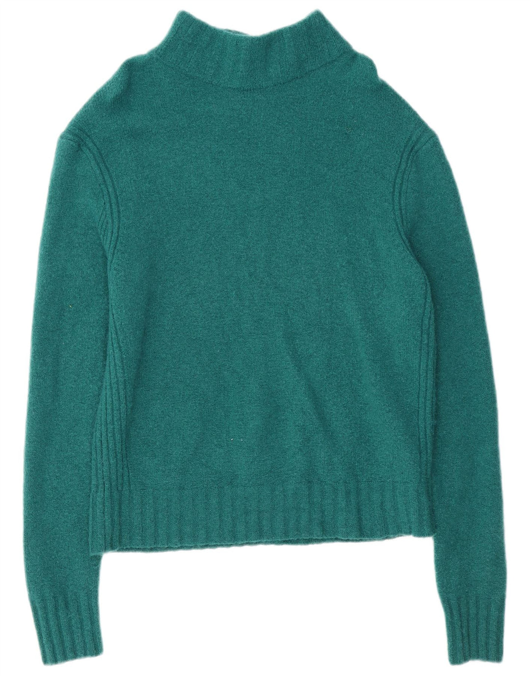 J. Crew Dame Turtle Neck Jumper Sweater UK 16 Stor Grøn Nylon