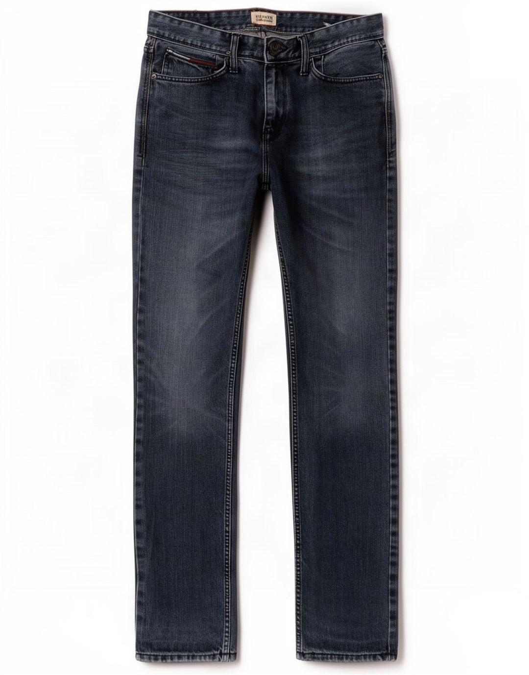 Tommy Hilfiger Dame Slim Jeans W32 L34 Marineblå Bomuld