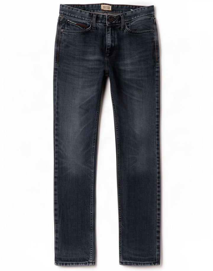 Tommy Hilfiger Dame Slim Jeans W32 L34 Marineblå Bomuld