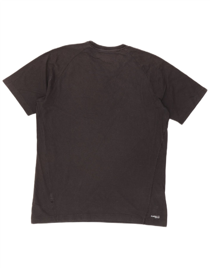 ADIDAS Herre Clima 365 Grafisk T-Shirt Top Stor Sort