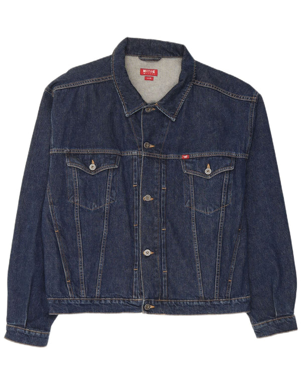 Mustang Herre denimjakke UK 42 XL Navy Blue Bomuld