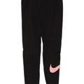 Nike Dame Grafiske Leggings UK 12 Medium Sort Bomuld