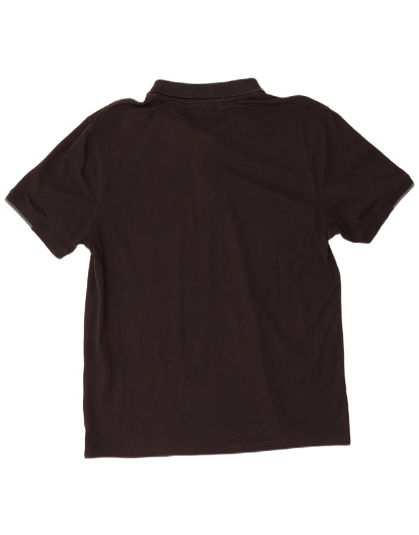 Lyle & Scott Mens Polo Shirt XL Black Polyester