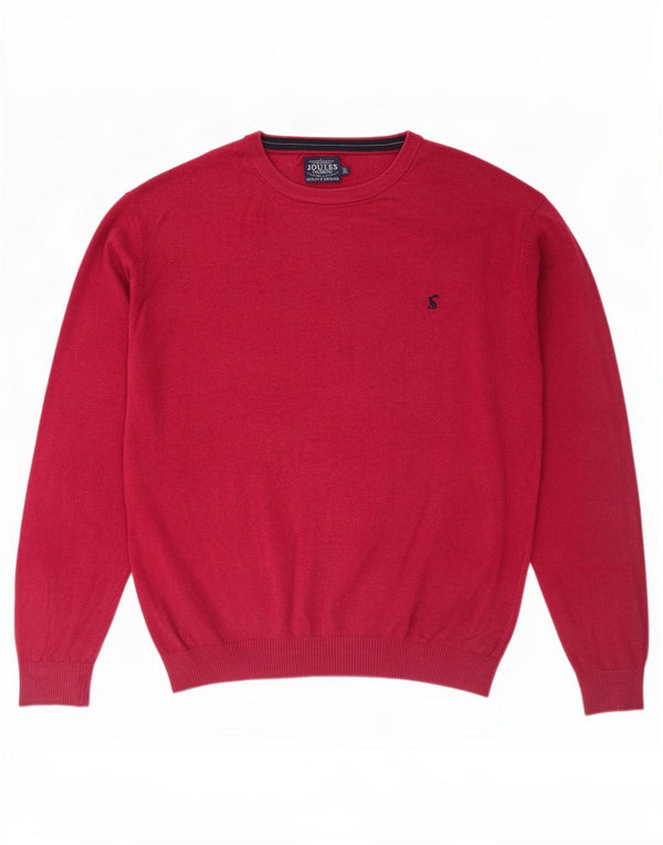 Joules Herre sweater med rund hals XL Rød Bomuld
