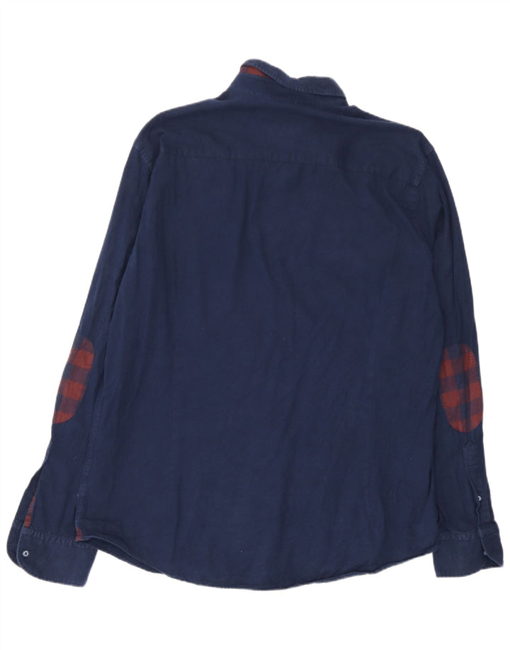 Massimo Dutti herreskjorte XL marineblå