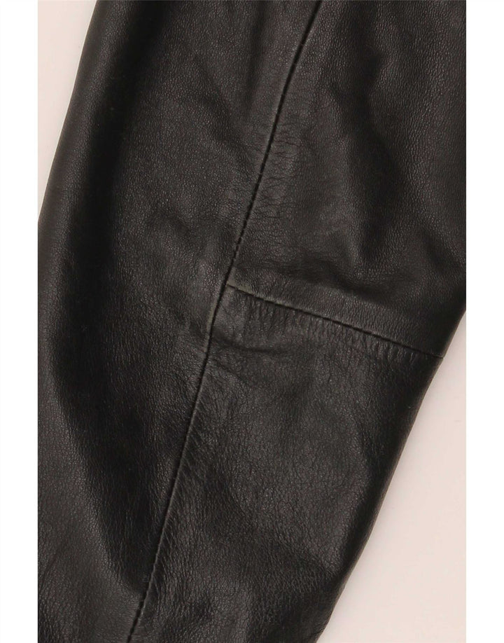 International Concepts Dame Læderjakke US 6 Medium Sort