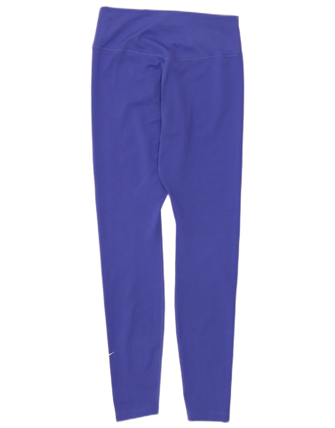 Nike Dame Dri Fit Leggings UK 8 Small Blue Polyester