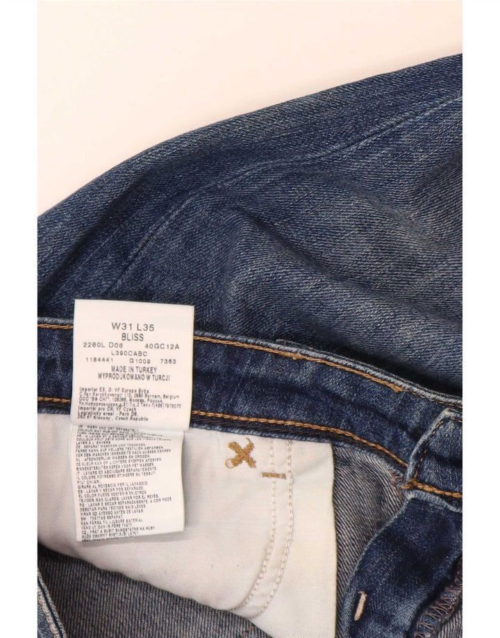 Lee Womens Bliss Bootcut Jeans W31 L35 Blå Bomuld
