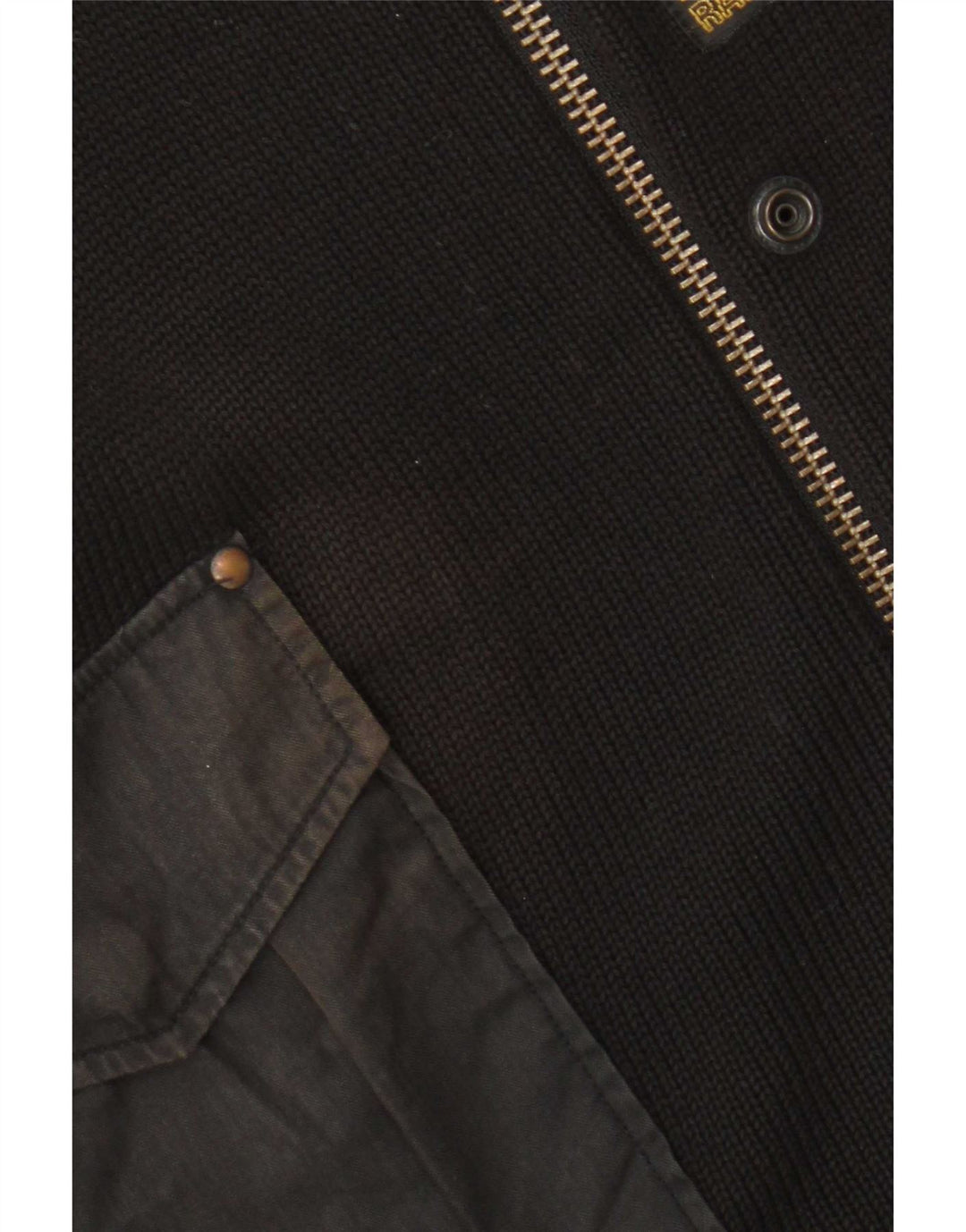 G-Star Herre cardigan sweater med fuld lynlås Medium sort bomuld