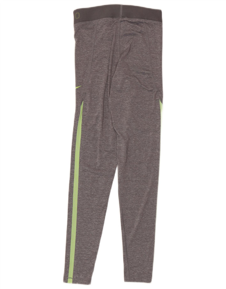 NIKE Grafiske Leggings til kvinder UK 6 XS Grå