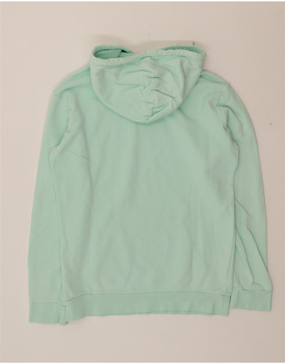 ADIDAS Mens Hoodie Jumper Small Green Cotton Vintage Adidas and Second-Hand Adidas from Messina Hembry 