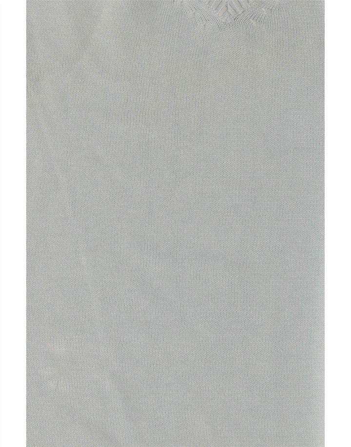 Zara Herre V-hals sweater Stor Blå Bomuld