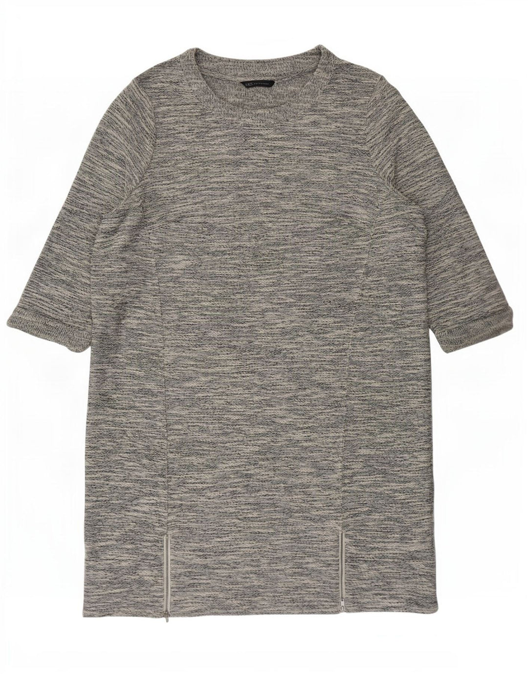 Marks & Spencer Dame 3/4 ærmet Shift Dress UK 20 2XL Grå Flecked