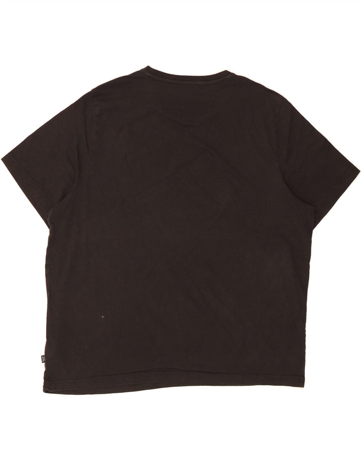 PUMA Mens Graphic T-Shirt Top 2XL Black Cotton Vintage Puma and Second-Hand Puma from Messina Hembry 
