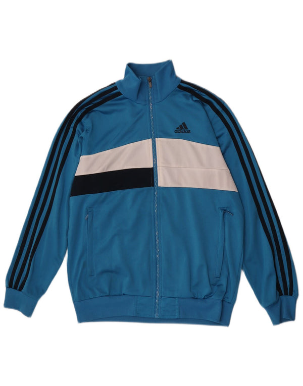 Adidas Træningsdragt Topjakke til drenge 13-14 år Blå Colourblock Polyester