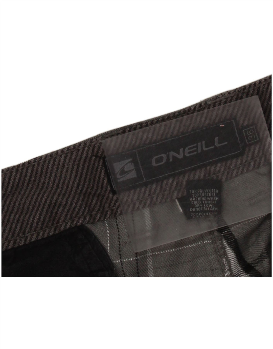 O'Neill Chino Shorts til mænd W36, store grå plaid polyester