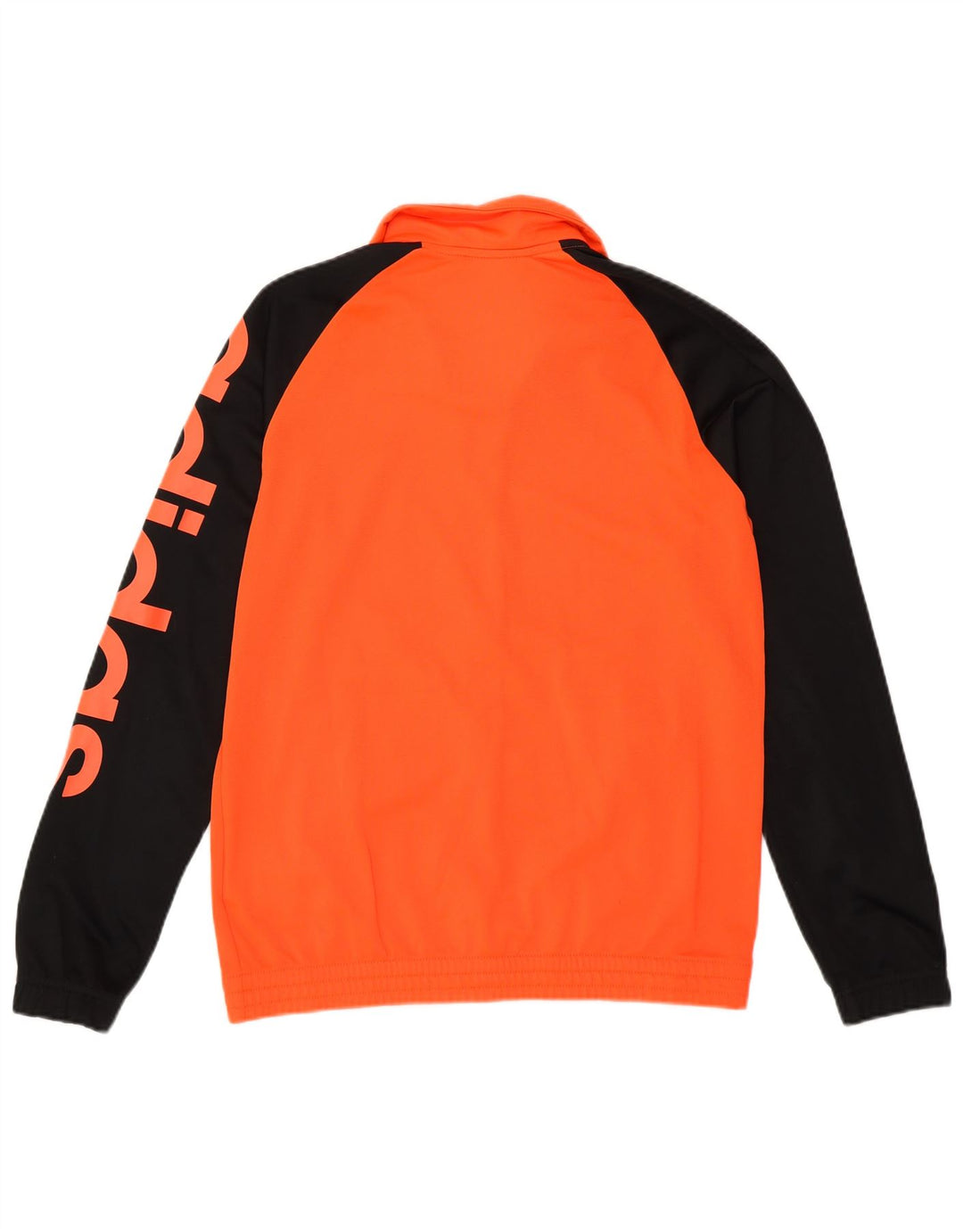 Adidas drenge grafisk træningsdragt topjakke 13-14 år Orange Colourblock