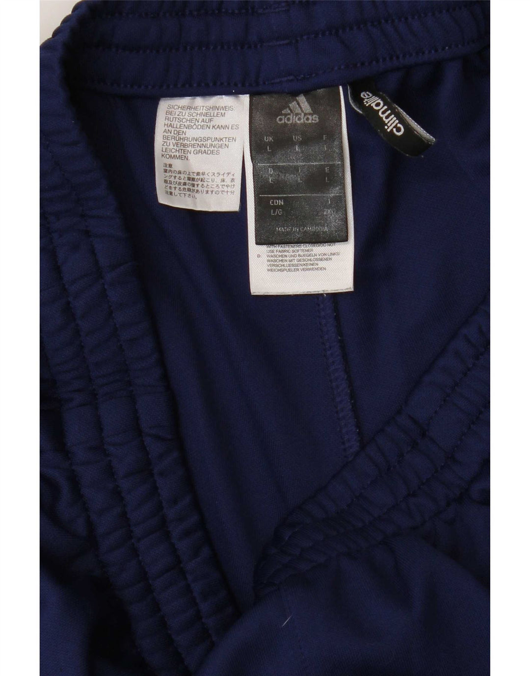 Adidas Herre Climalite træningsdragt Bukser Large Navy Blue Polyester