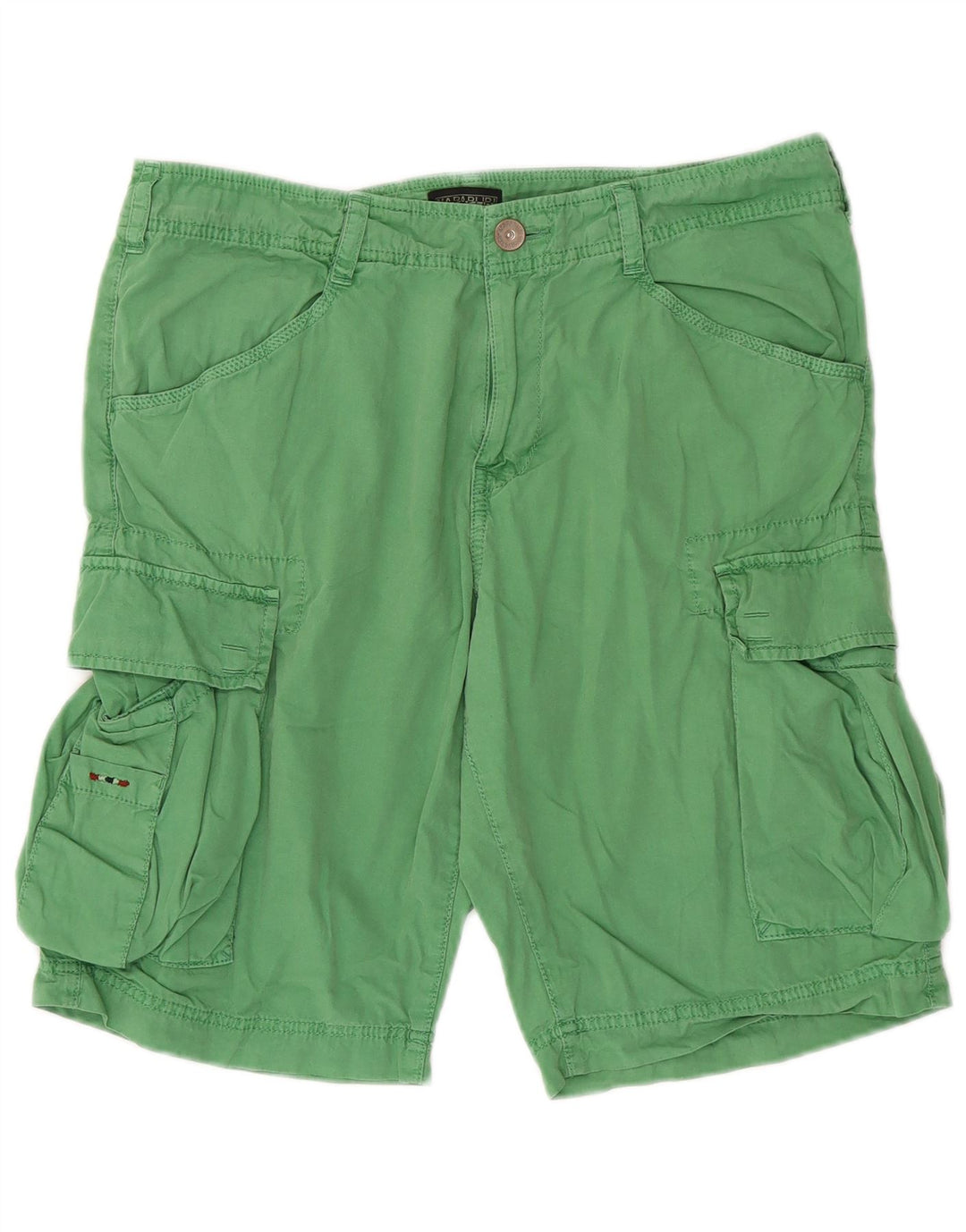 Napapijri Herre Cargo Shorts W33 Medium Green Bomuld
