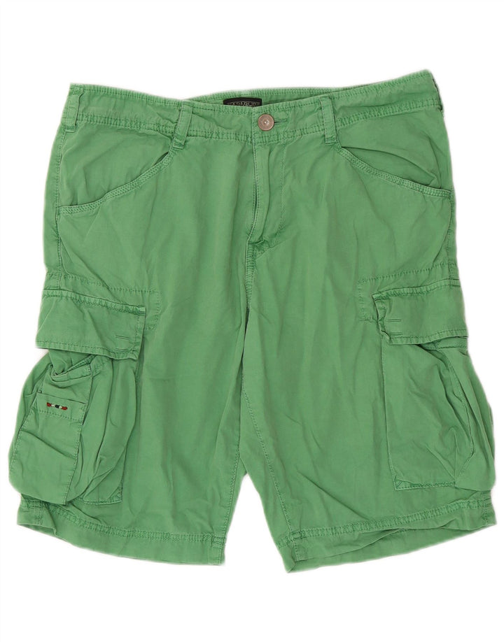 Napapijri Herre Cargo Shorts W33 Medium Green Bomuld