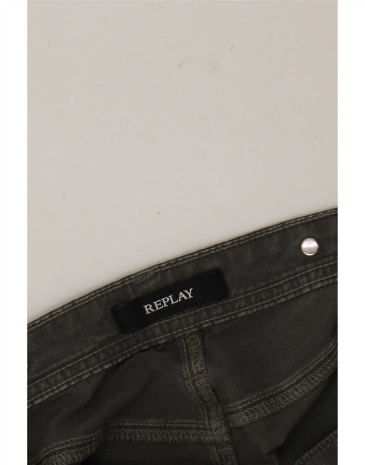 Replay Dame Slim Jeans W32 L29 Grå