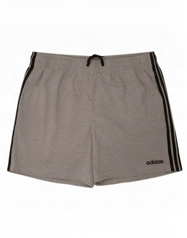 Adidas Herre Sportshorts XL Grå Bomuld