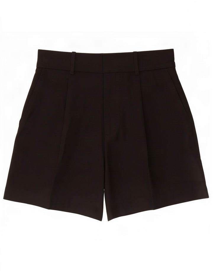 Zara Womens Pegged Chino Shorts Medium W28 Sort Polyester