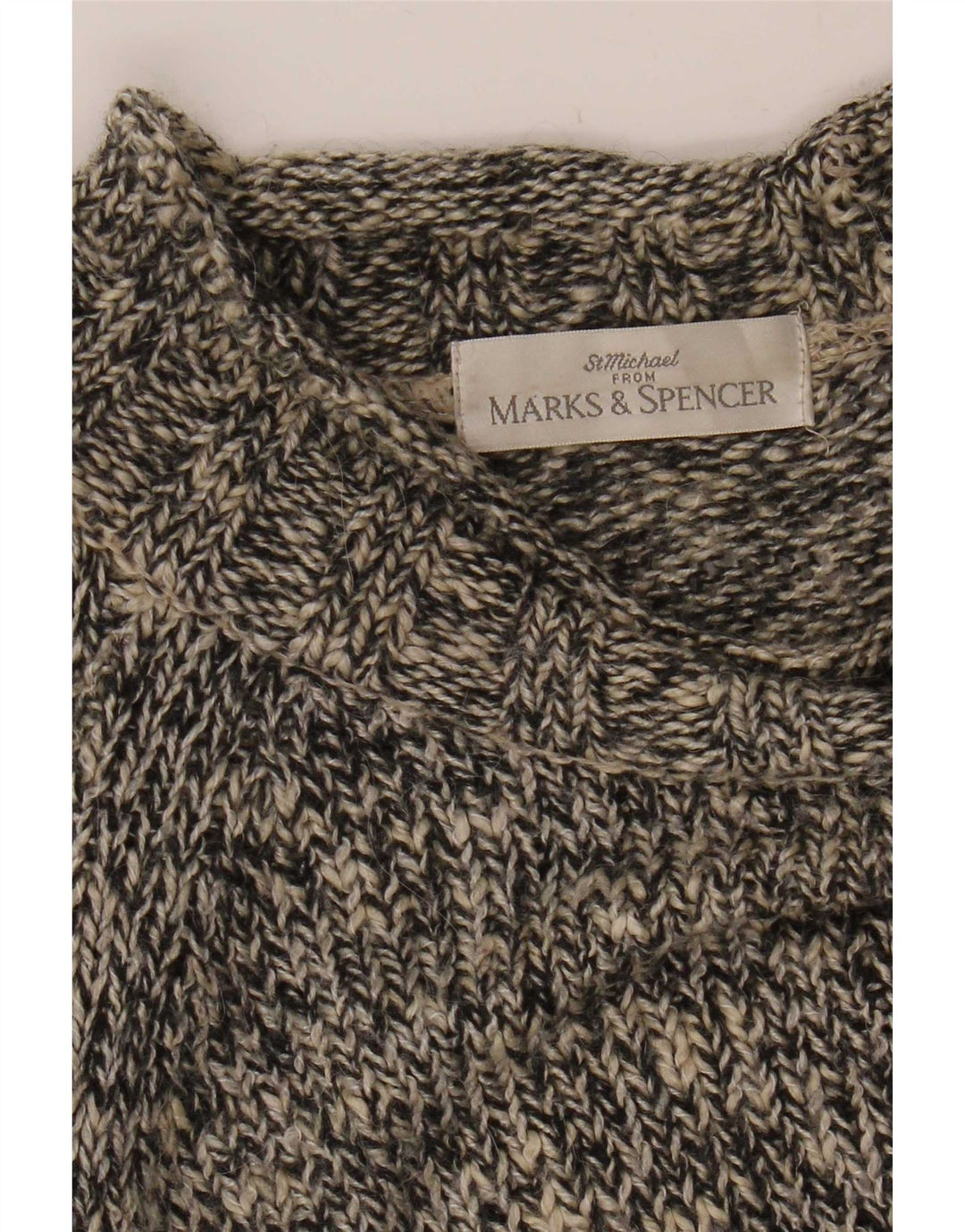 Marks & Spencer Dame Turtle Neck Jumper Sweater UK 16 Large Grey
