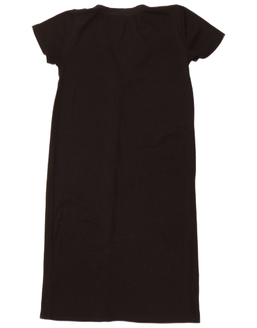 Zara Dame Longline Kortærmet Cardigan Sweater UK 12 Medium Black