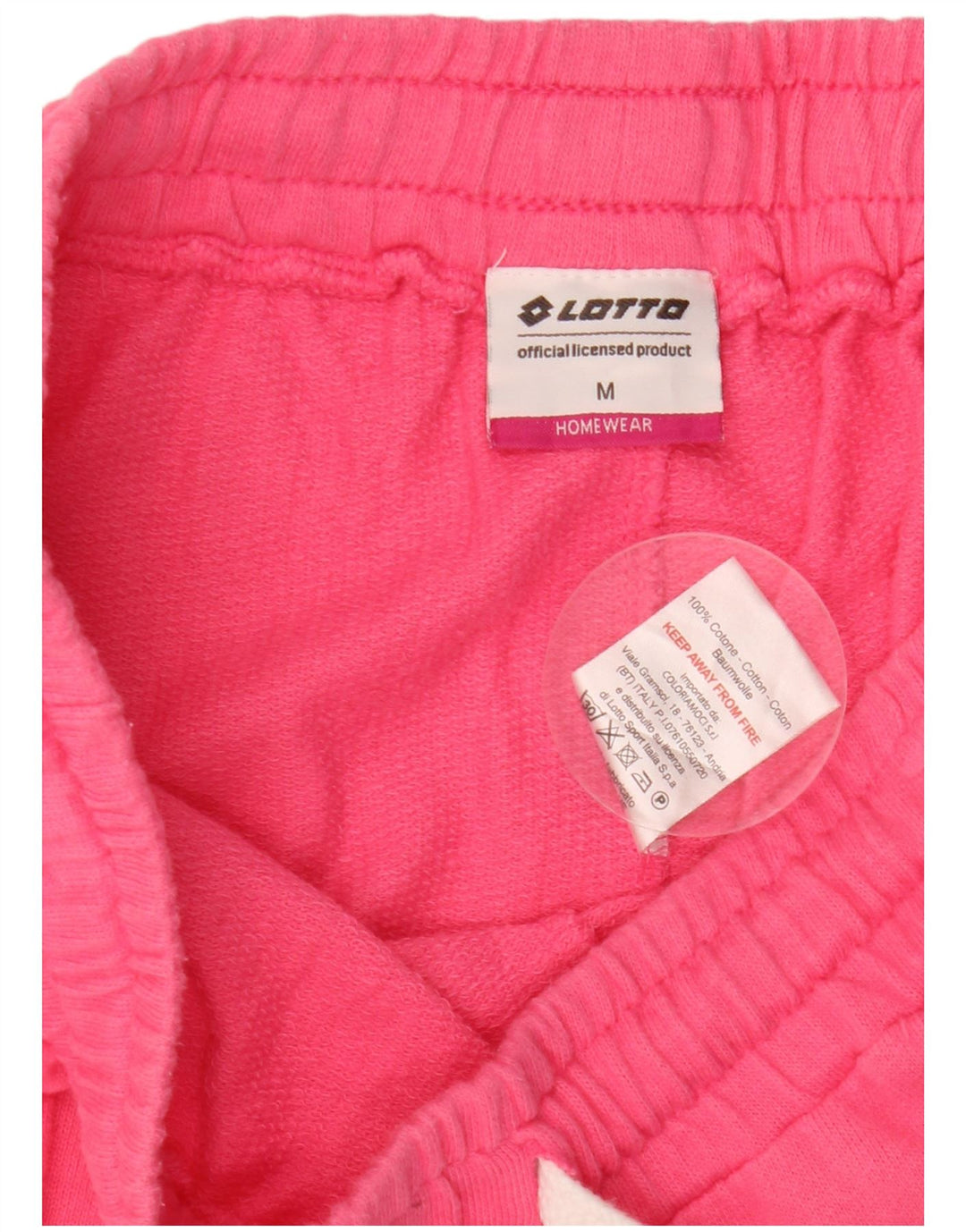 Lotto Dame Sports Shorts UK 12 Medium Pink Bomuld