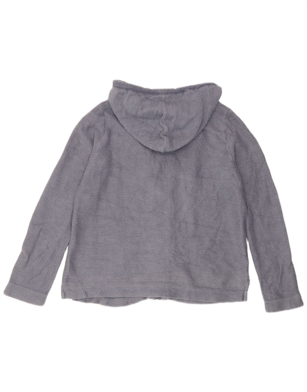 Fat Face Dame Hættetrøje Sweater UK 14 Medium Blue Bomuld
