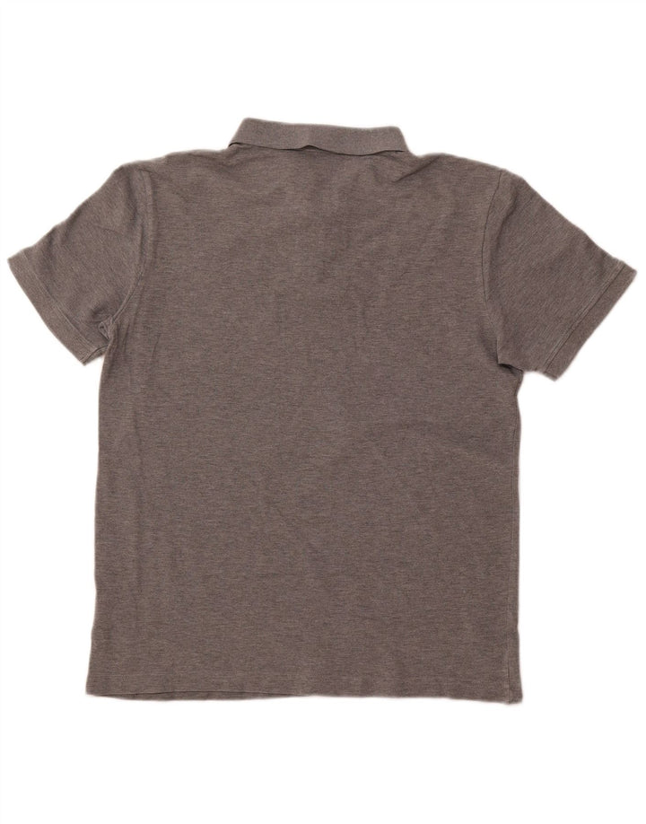 PUMA Polo skjorte til mænd mellemgrå bomuld