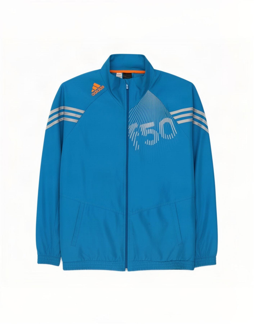 Adidas Herre grafisk træningsdragt Topjakke Medium Blue Polyester