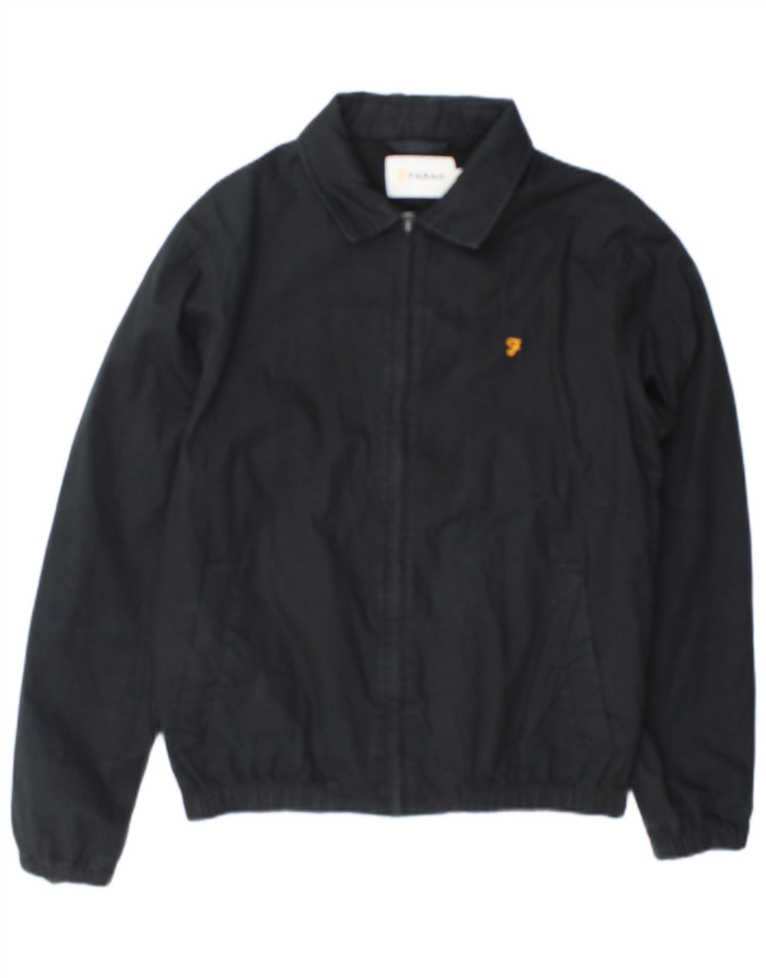 Farah Herre Bomber Jacket UK 36 Small Black Bomuld