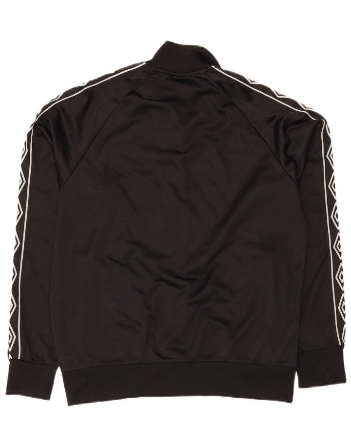 UMBRO Herre grafisk træningsdragt Topjakke Medium Sort Polyester