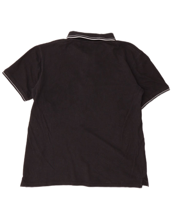 Lyle & Scott herre poloshirt 2XL sort bomuld