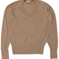 SCOTCH & SODA Dame V-hals sweater UK 14 Medium Beige Viscose