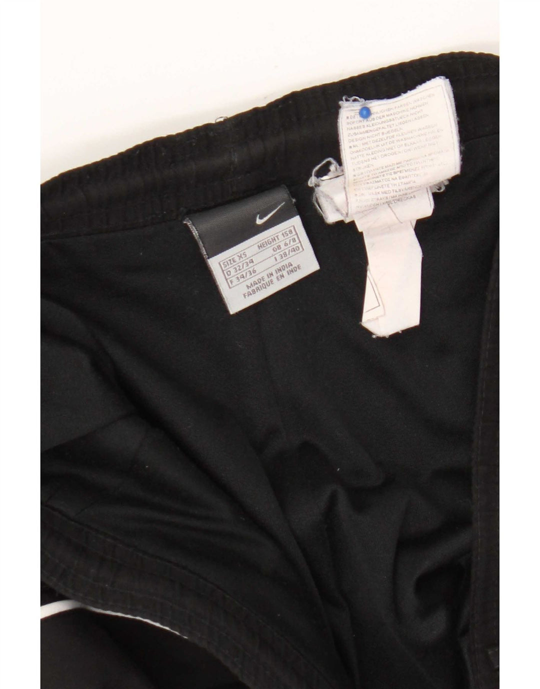 Nike træningsdragtsbukser til kvinder UK 6/8 XS sort polyester