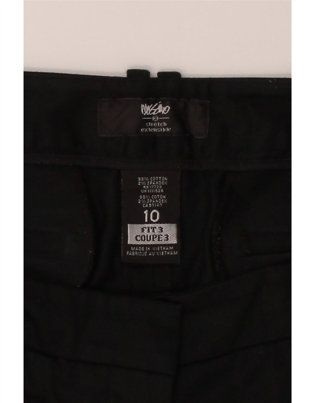 MOSSIMO Womens Casual Shorts US 10 Large W34  Black Cotton Vintage Mossimo and Second-Hand Mossimo from Messina Hembry 
