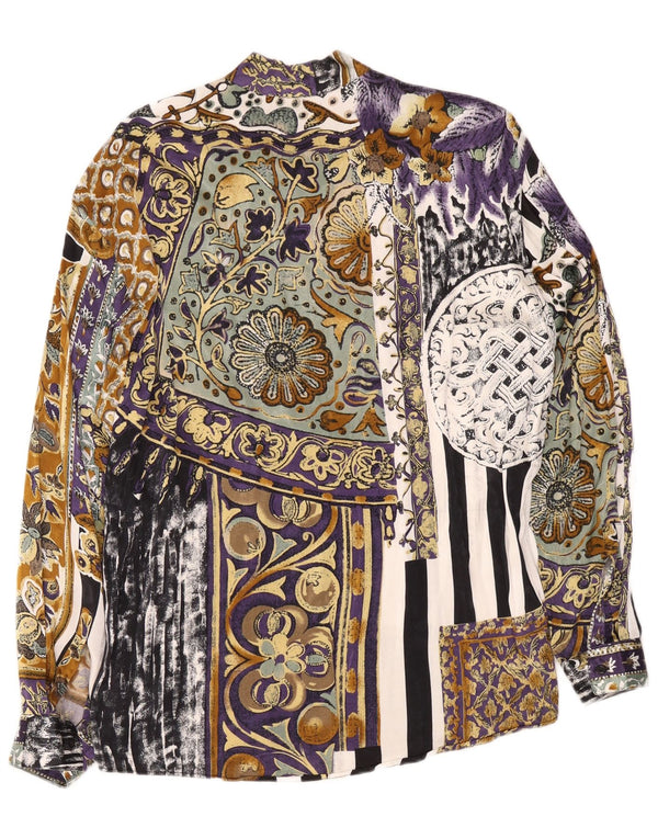 BOOGIE Pulloverskjorte til mænd XL Hvid Patchwork