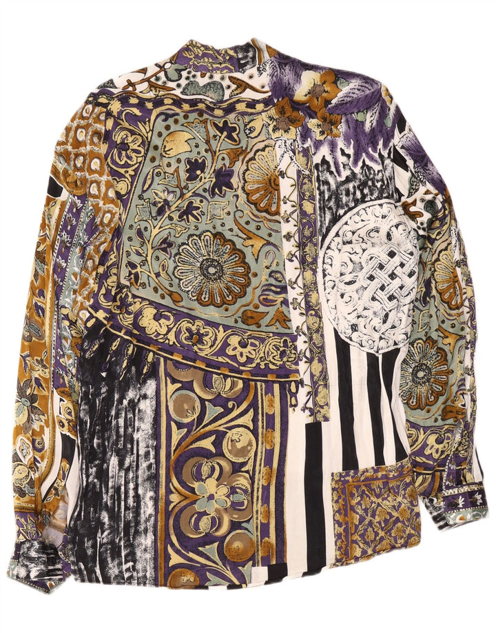 BOOGIE Pulloverskjorte til mænd XL Hvid Patchwork