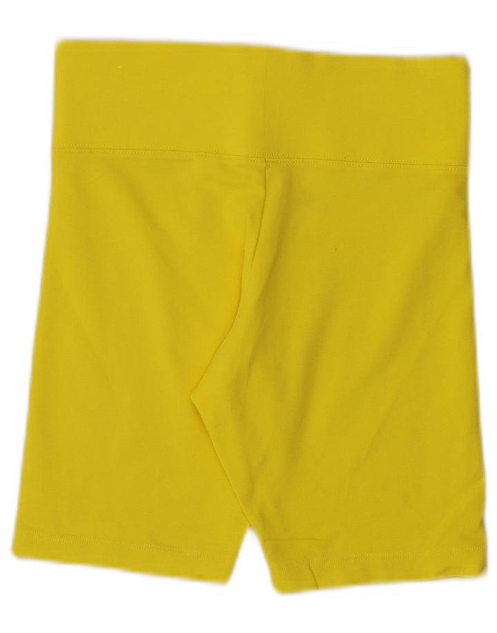 Nike sportsshorts til kvinder UK 8 Små gul bomuld