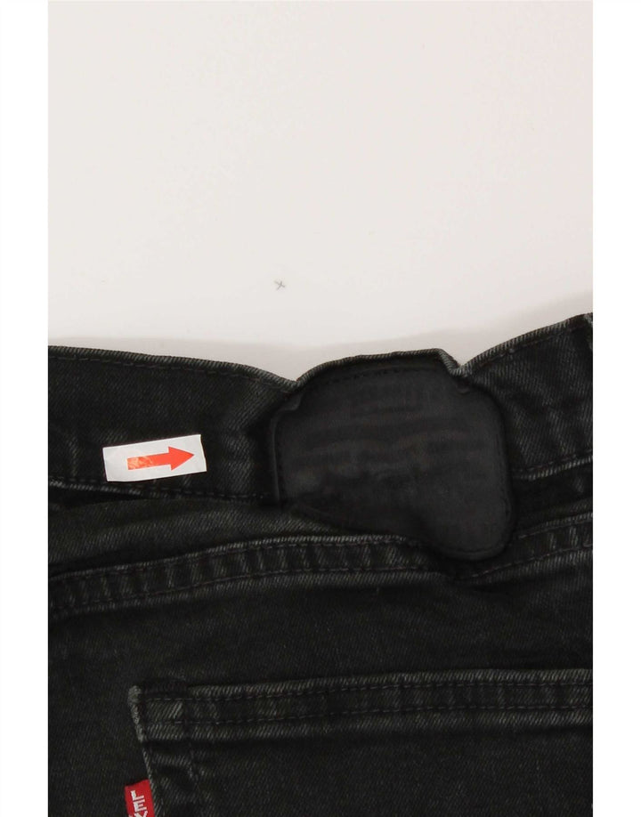 Levi's Straight Jeans til mænd W33 L30 Sort bomuld