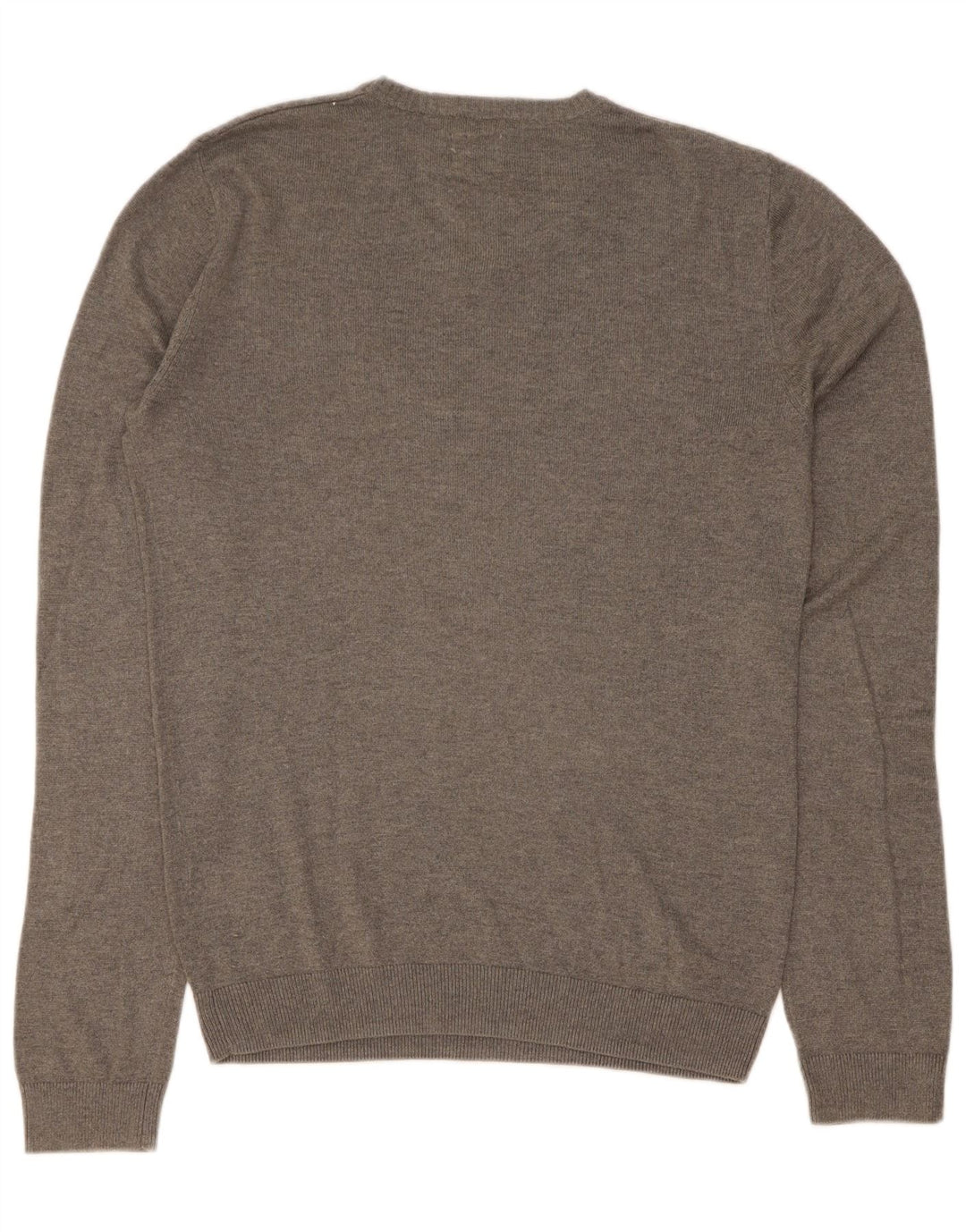 Lee Herre V-hals sweater Medium Grey Flecked Viscose